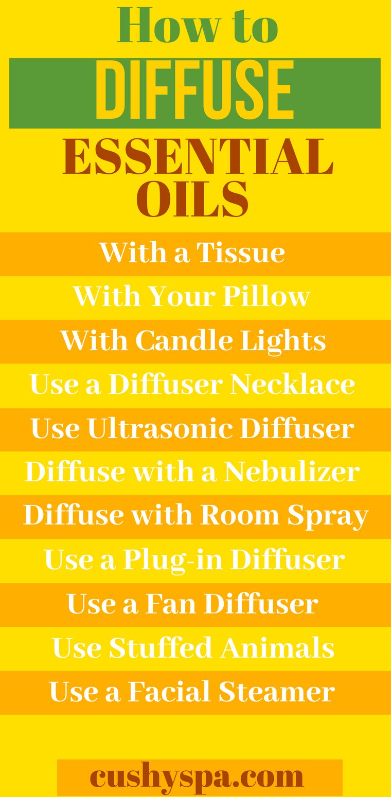 aromatherapy tips how to diffuse essential oils