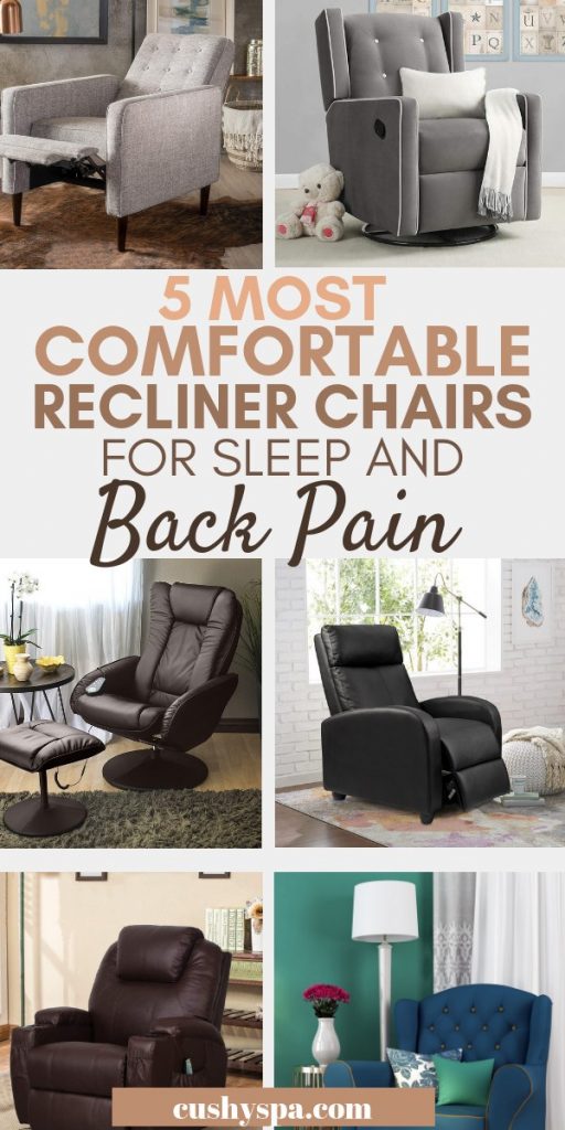 5 most comfortable recliner chairs for sleep and back pain
