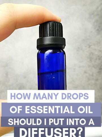 how many drops of essential oil should I put into a diffuser