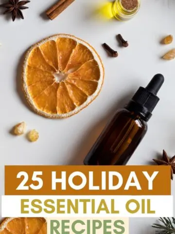 25 holiday essential oil recipes
