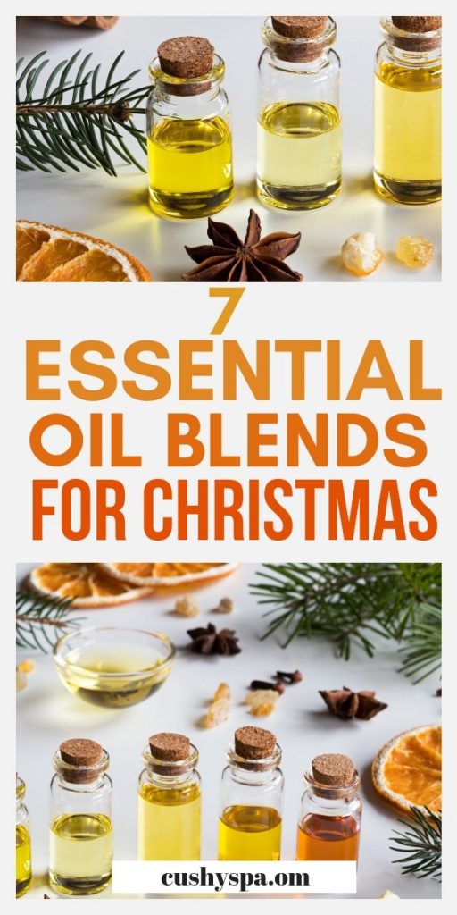 7 essential oil blends for christmas