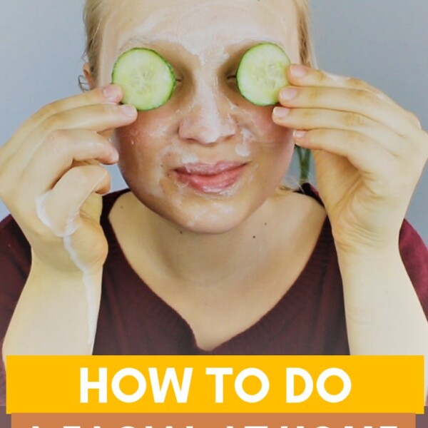 how to do a facial at home