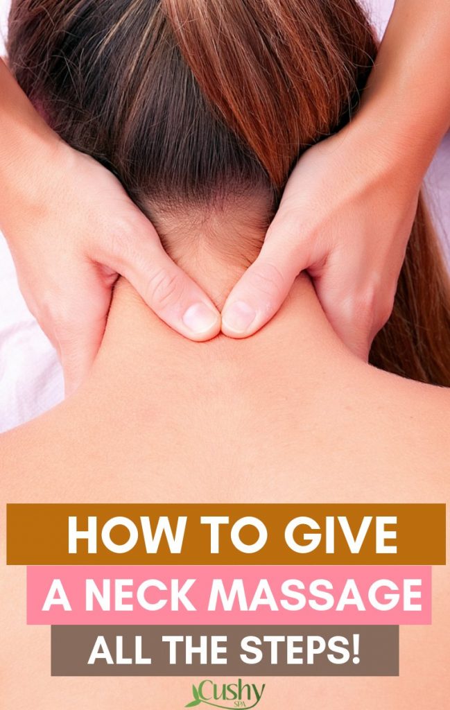 how to give a neck massage all the steps