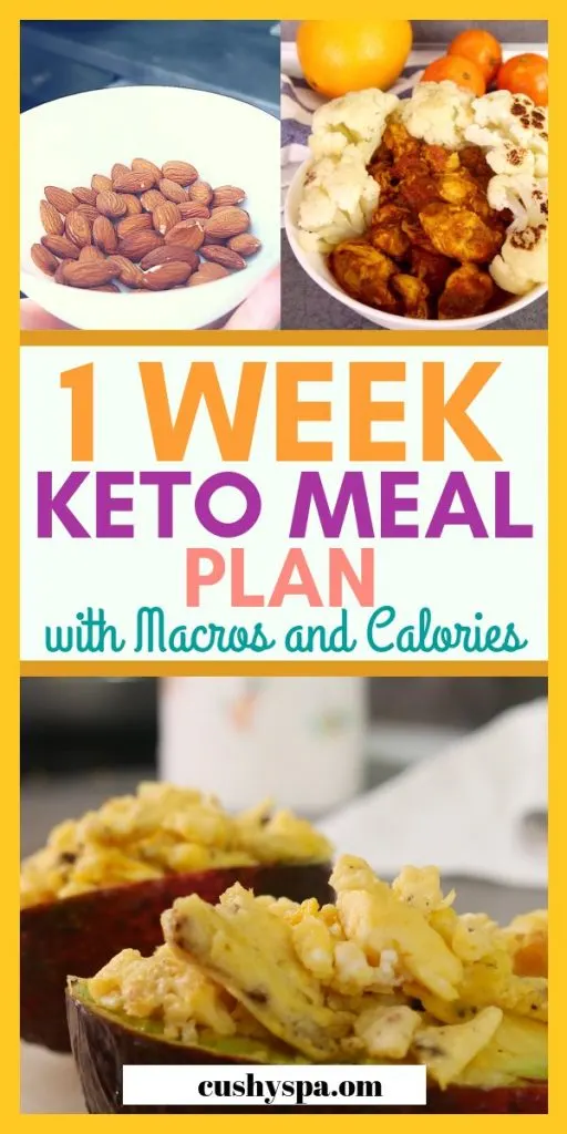 1 week keto meal plan with macros and calories