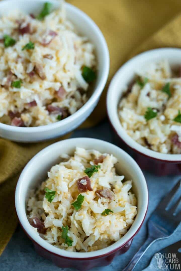 Cheesy Cauliflower Rice