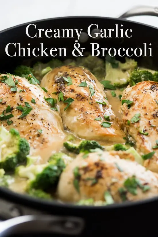 Creamy Garlic Chicken Broccoli