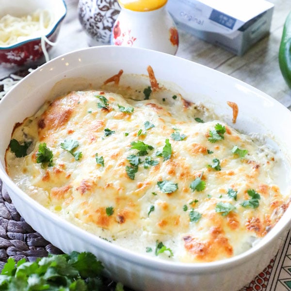 Green Chili Chicken Bake