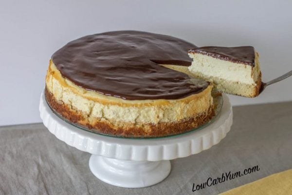 Boston Cream Cheesecake