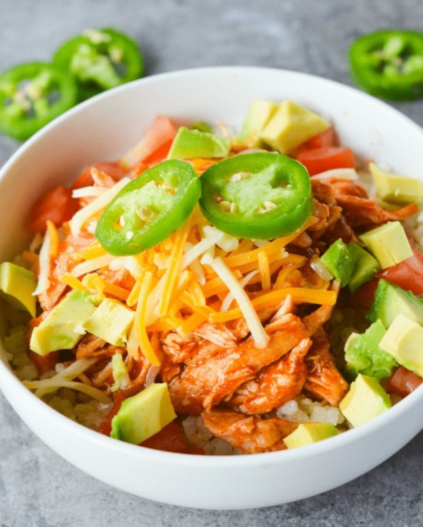 Chicken Enchilada Bowl