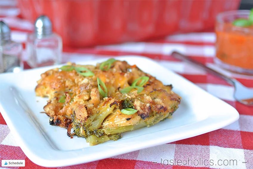 Cheddar Chicken Broccoli Casserole