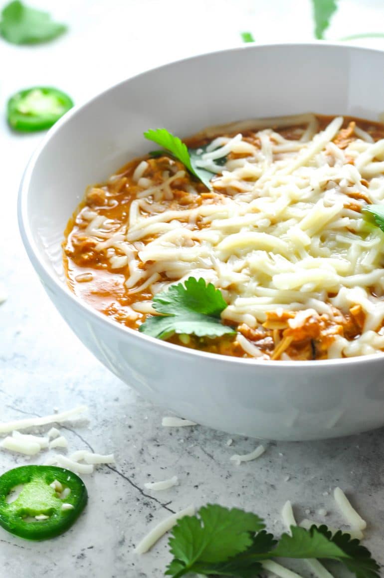 Shredded Chicken Chili