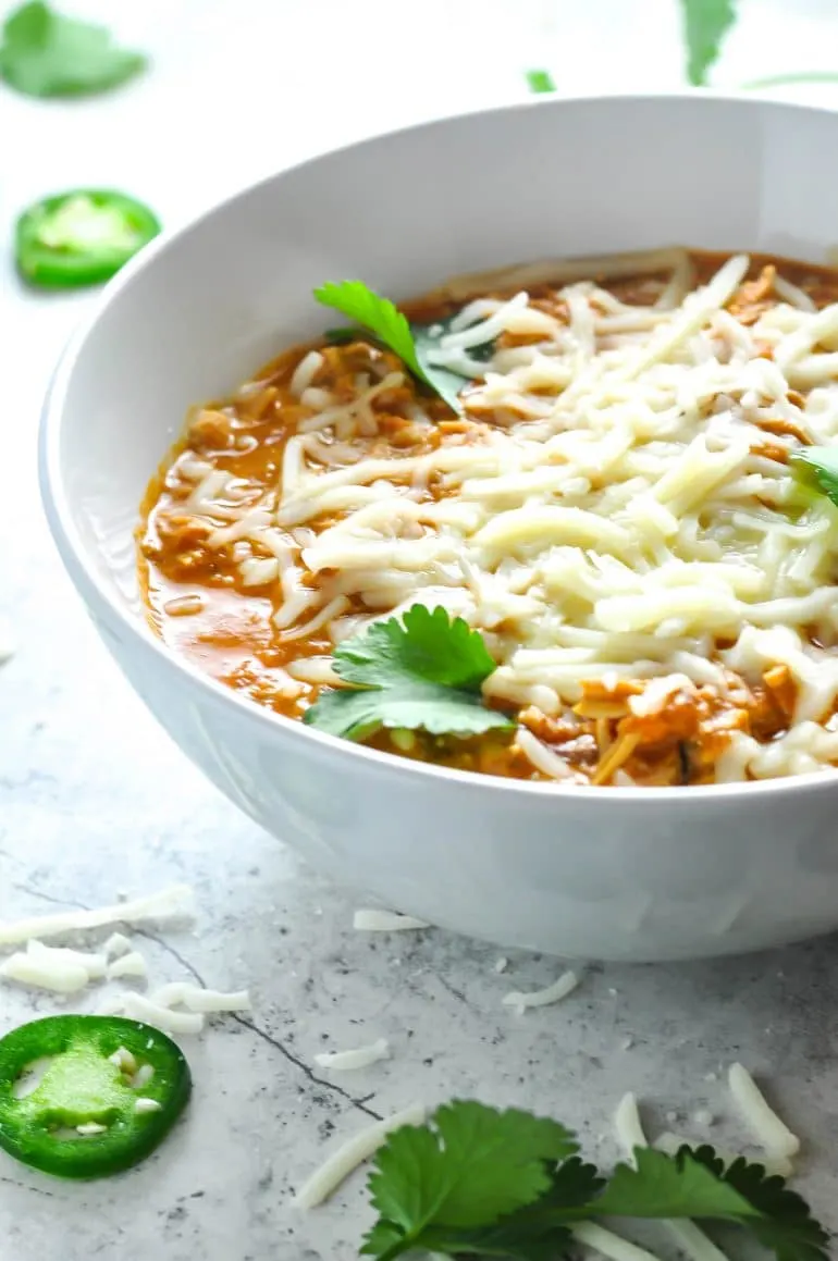 Shredded Chicken Chili