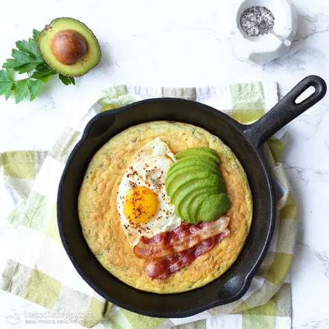 Savory Keto Cheese Pancake