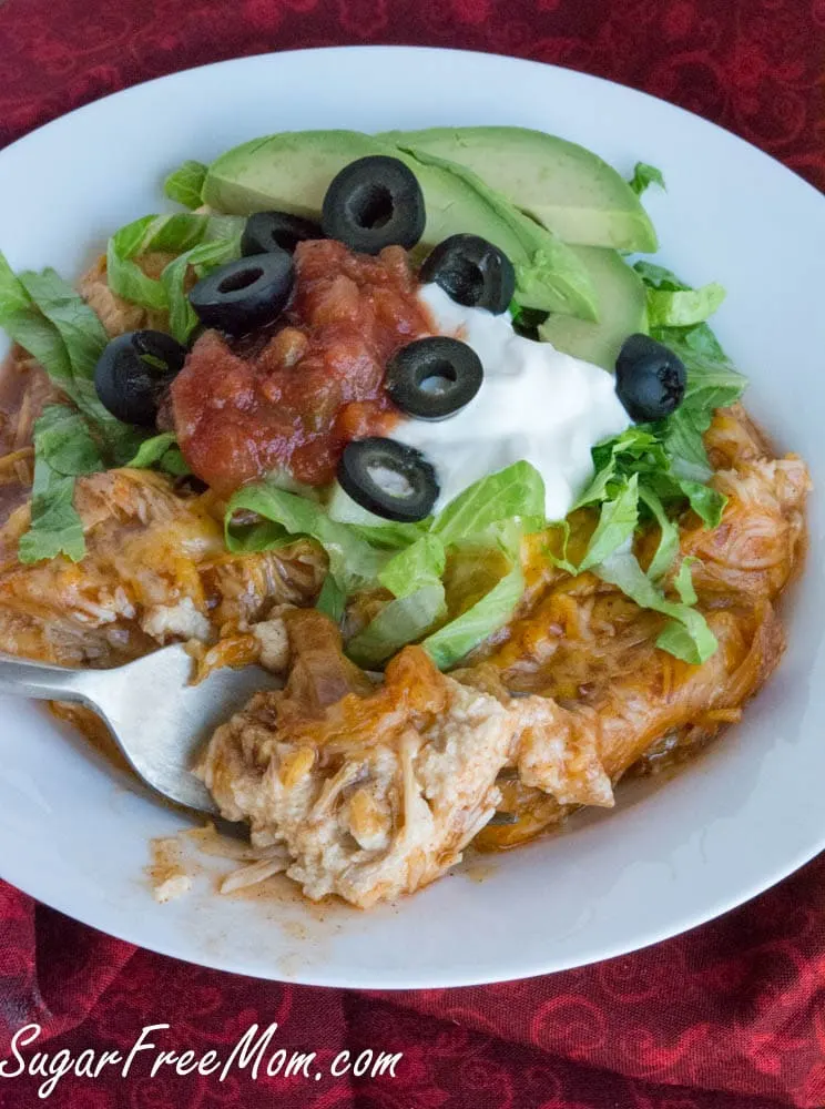 Chicken Enchilada Cauliflower