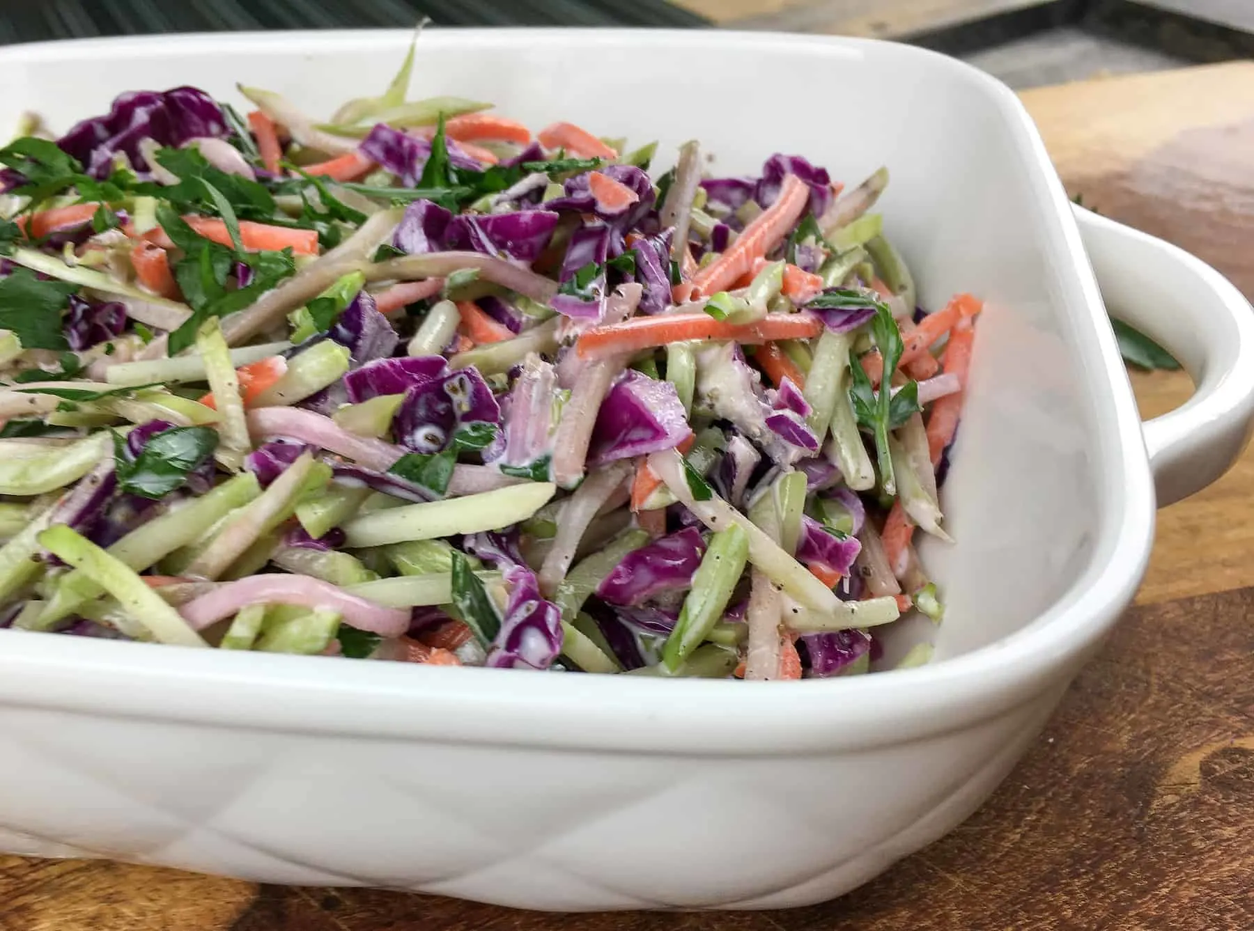 Quick and Crunchy Keto Coleslaw