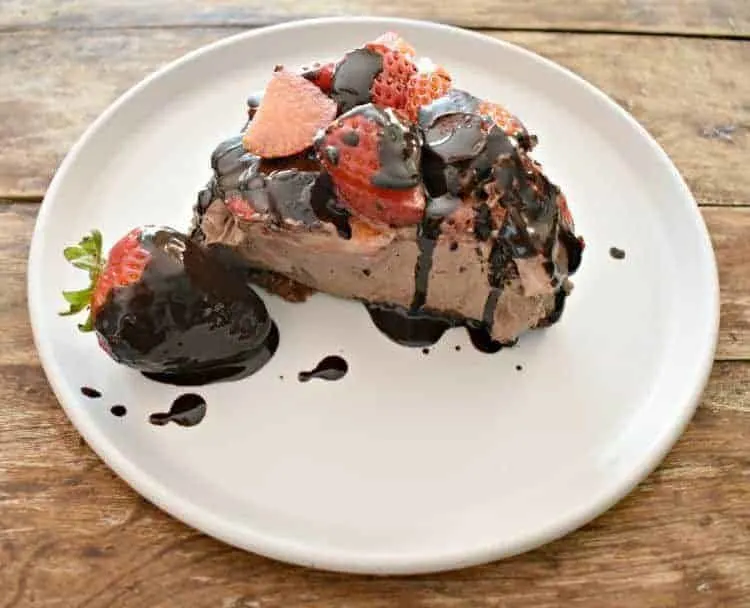 Chocolate Strawberry Cheesecake