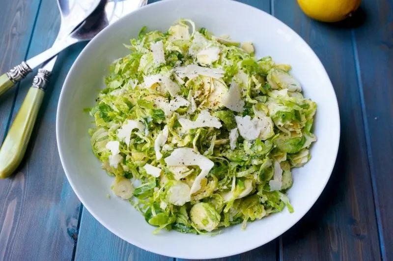 Brussels Sprouts Caesar Salad