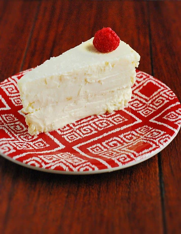 Crustless Cheesecake