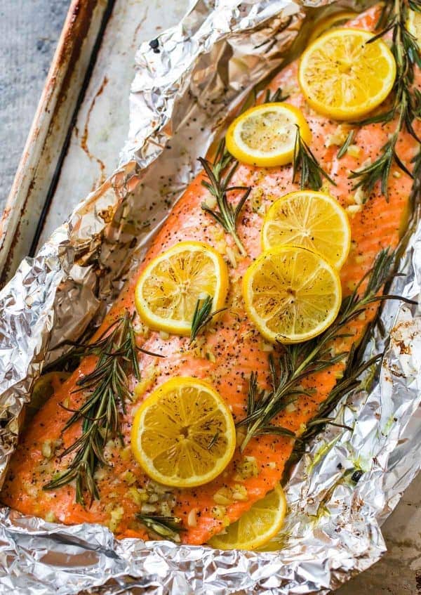 baked salmon in foil