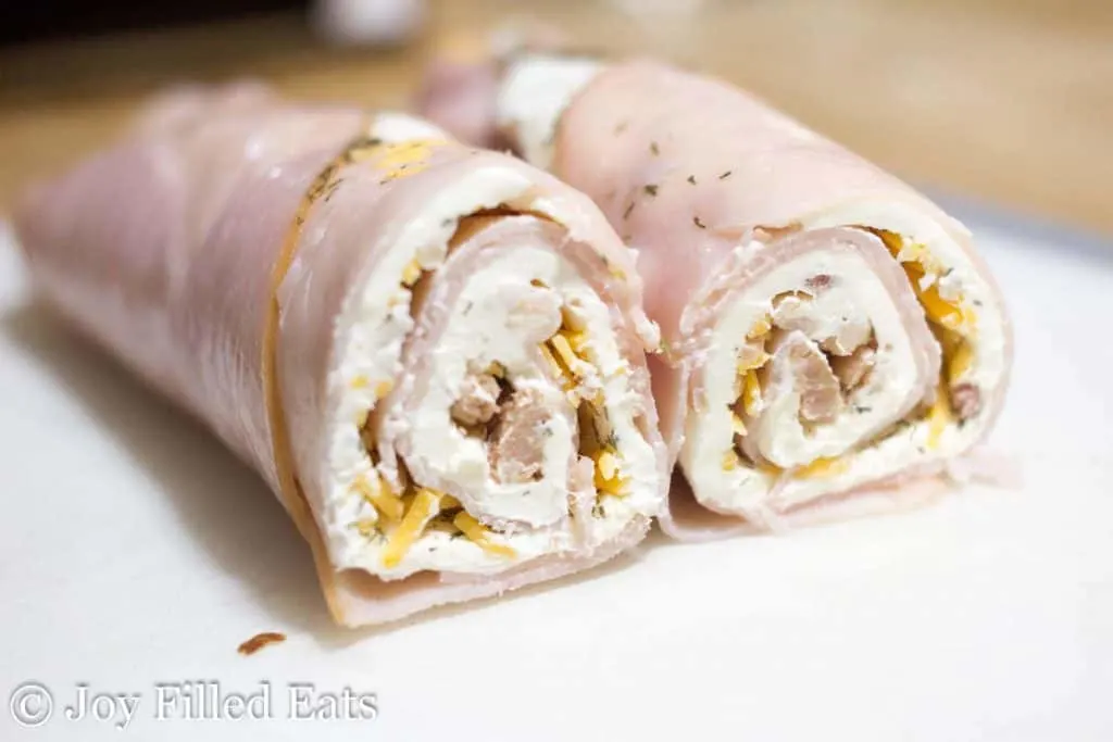 Turkey Bacon Ranch Pinwheels