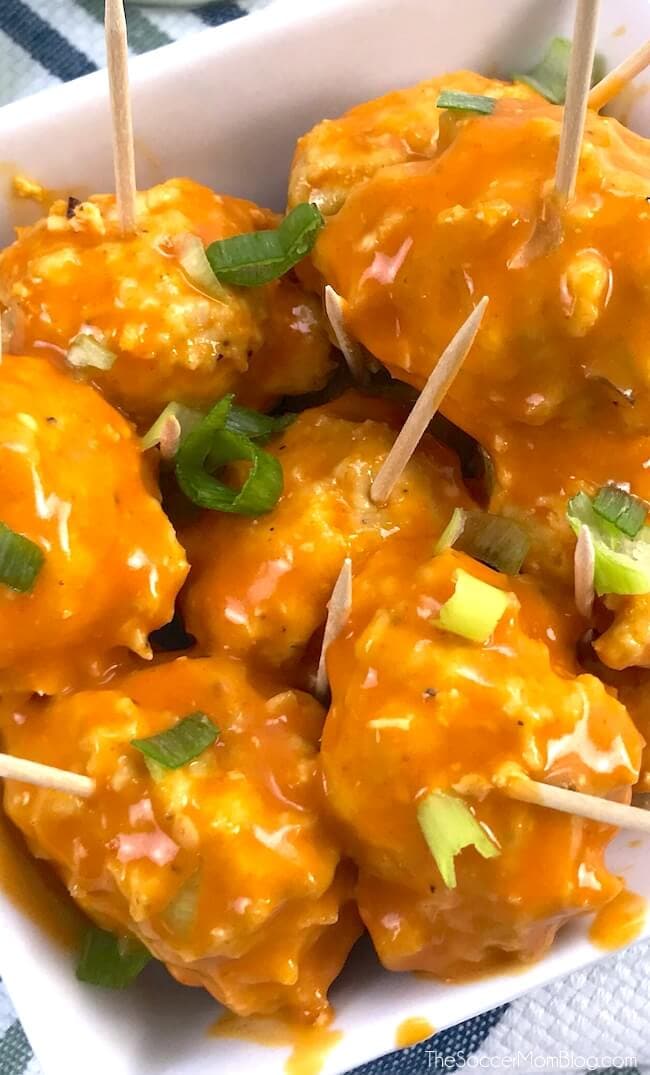 Buffalo Chicken Meatballs