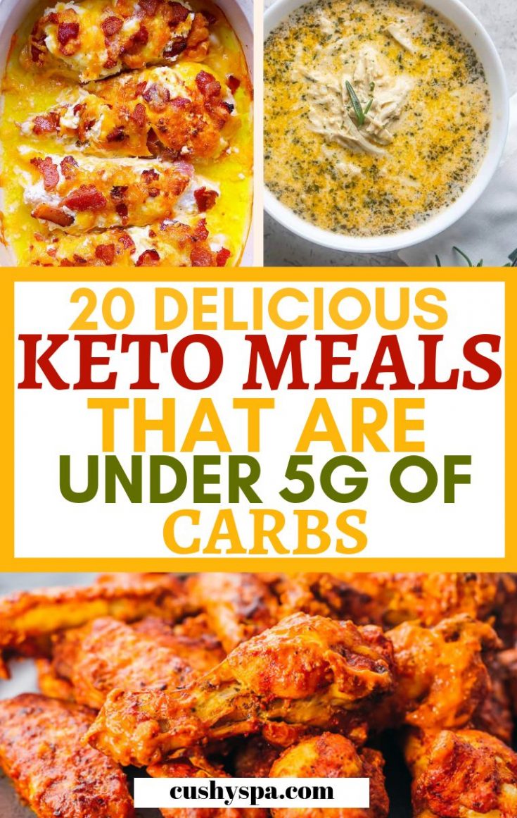 20 Delicious Under 5g Carb Meals for the Keto Diet - Cushy Spa