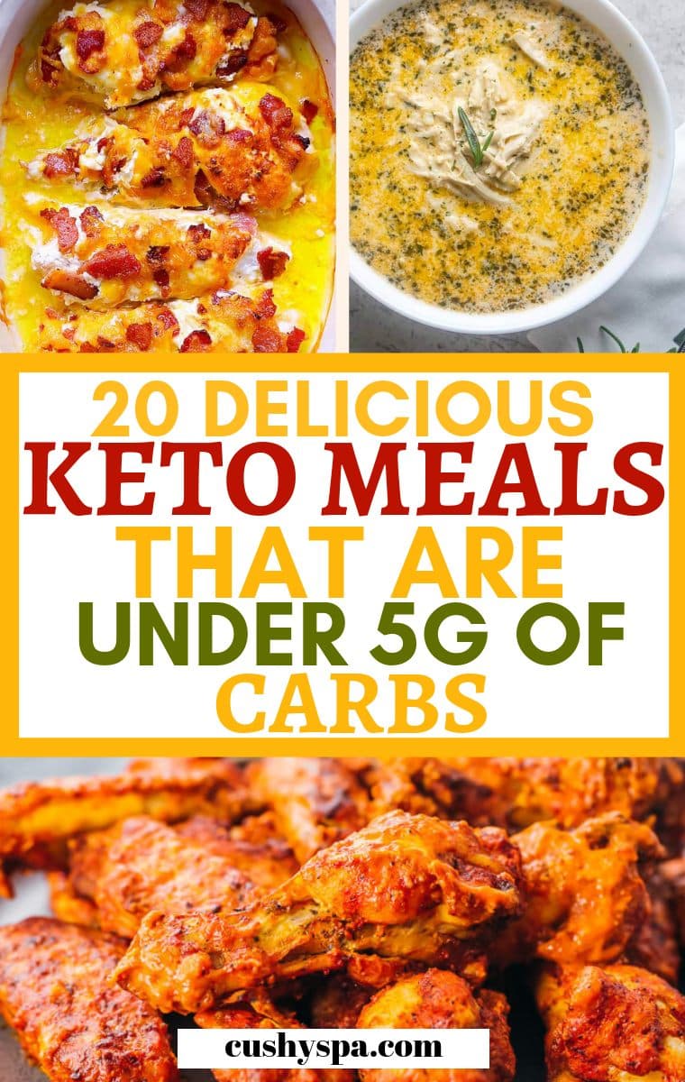 delicious keto meal that are under 5g of carbs