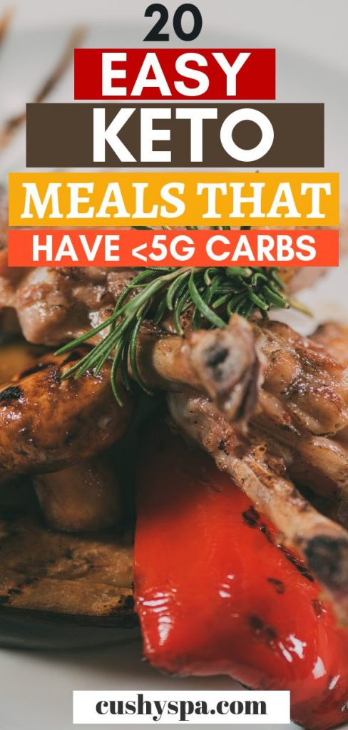 20 easy keto meals that have under 5g carbs