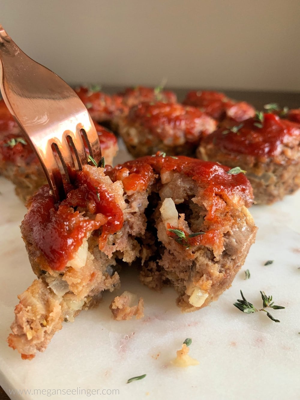 Meatloaf Minis with Low Carb Ketchup