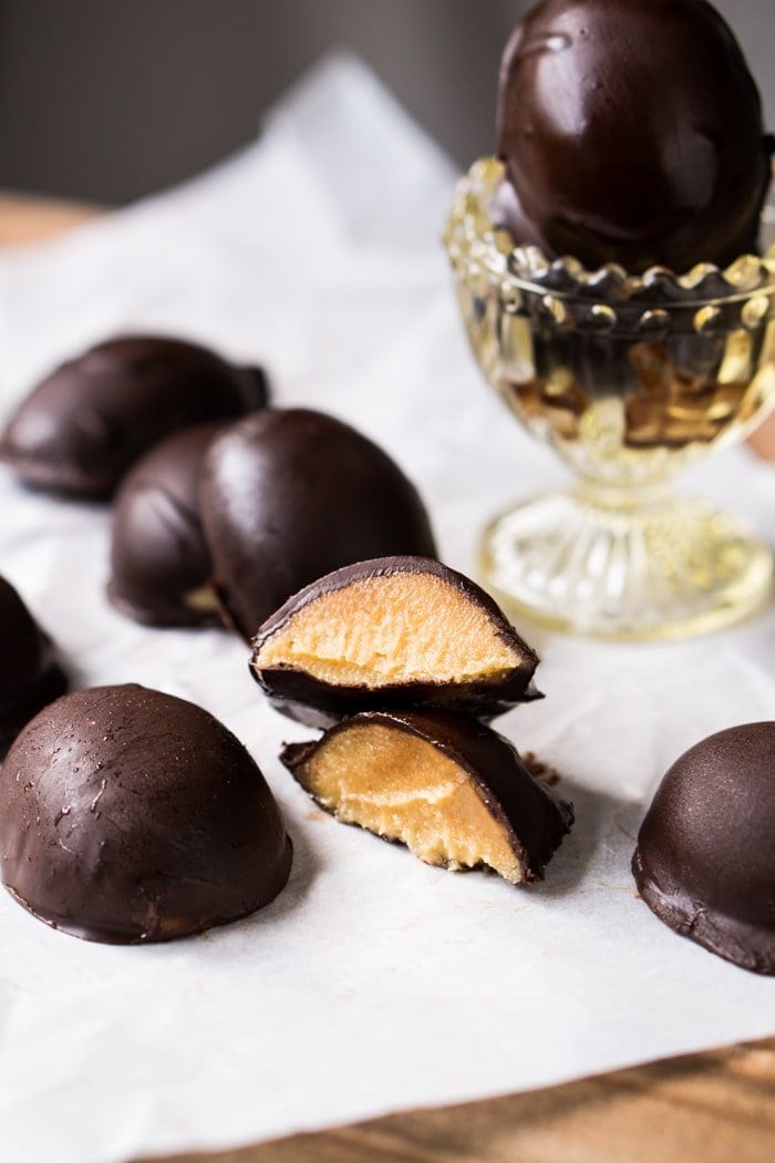 Chocolate Peanut Butter Easter Eggs