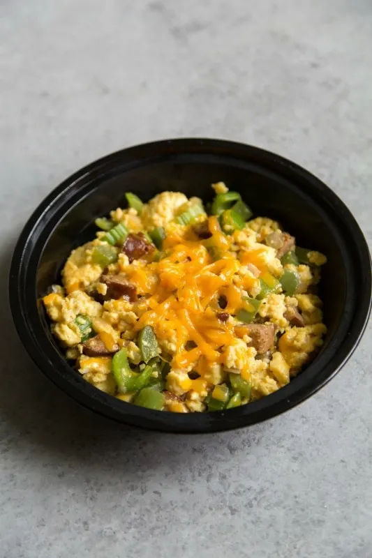 Cajun Sausage Breakfast Scramble