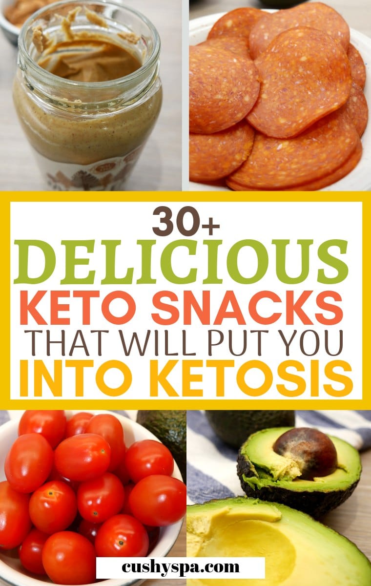 30+ keto snacks that will put you into ketosis