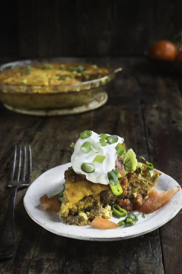 Crustless Taco Pie