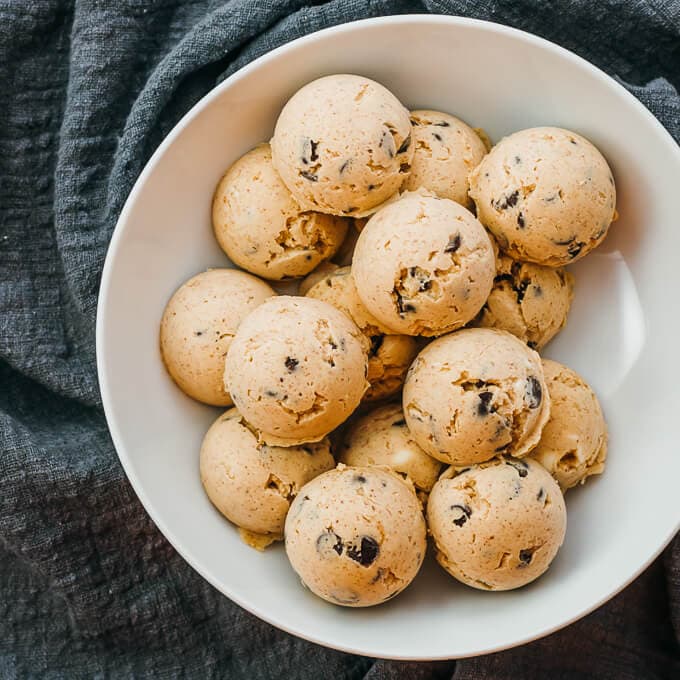 Chocolate Chip Cookie Dough Fat Bombs