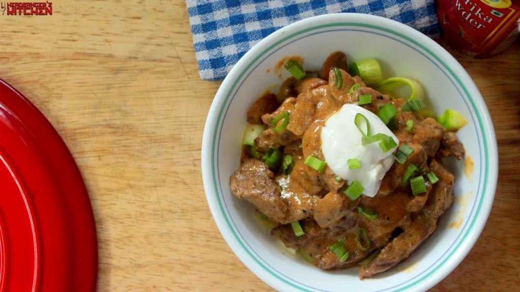 Beef Stroganoff