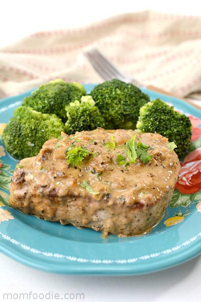 Pork Chops in Parmesan Cream