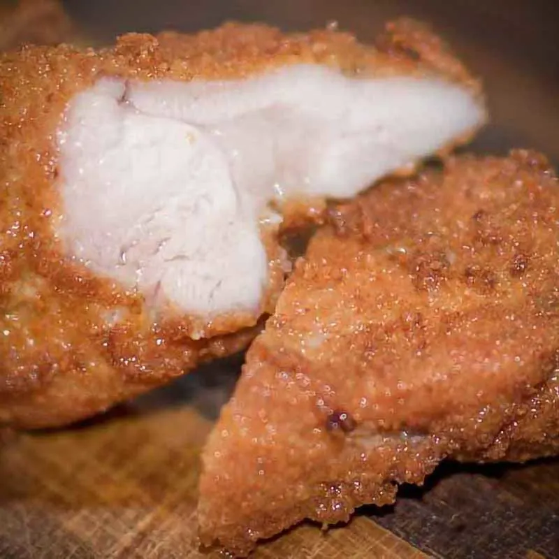 Keto Fried Chicken with Breading