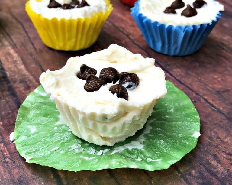 Chocolate Chip Cheesecake Fat Bombs