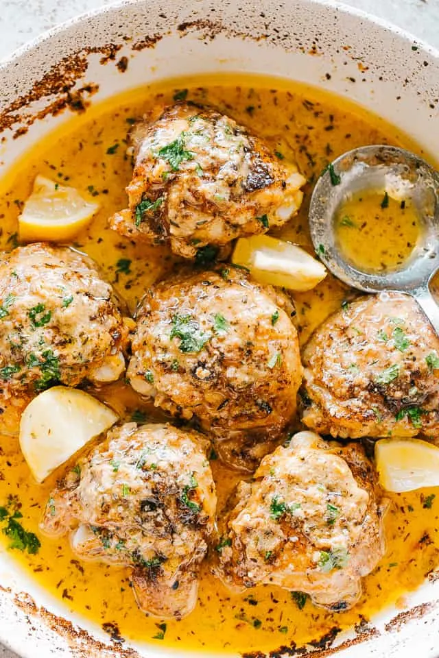 Lemon Butter Chicken Thighs