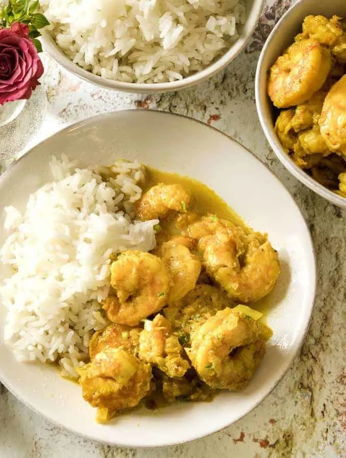 Shrimp With Coconut Milk