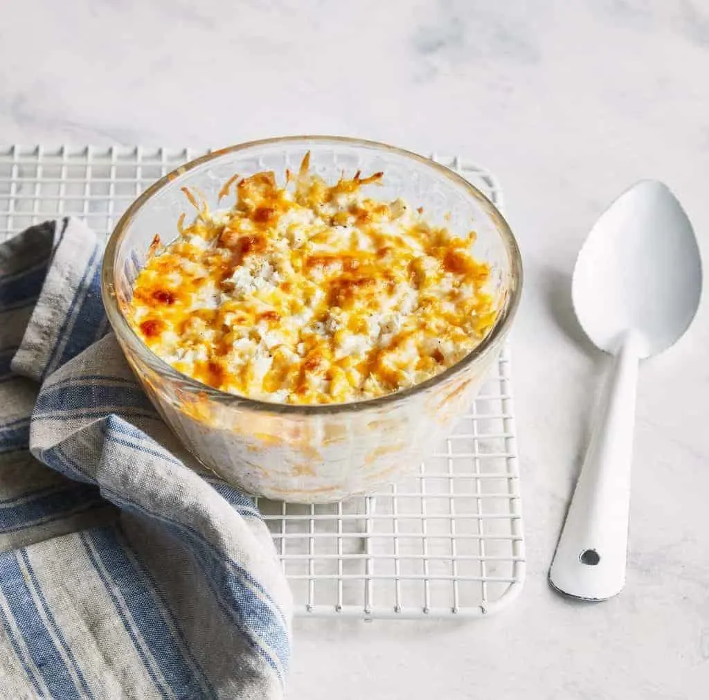 Low Carb Cauliflower and Cheese