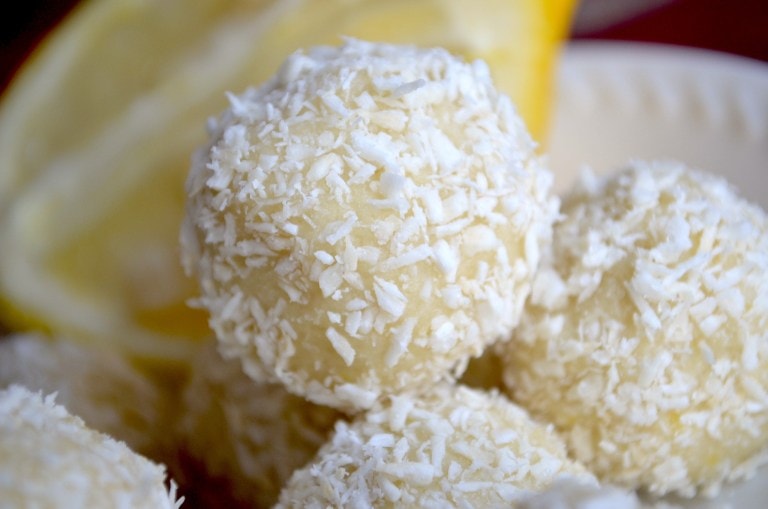 Lemon Coconut Balls