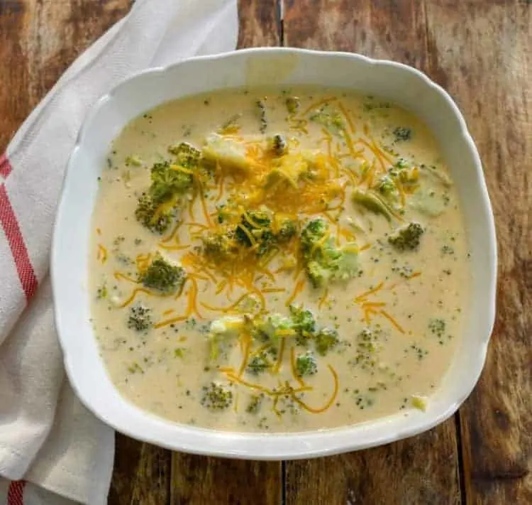 Broccoli Cheese Slow Cooker Soup