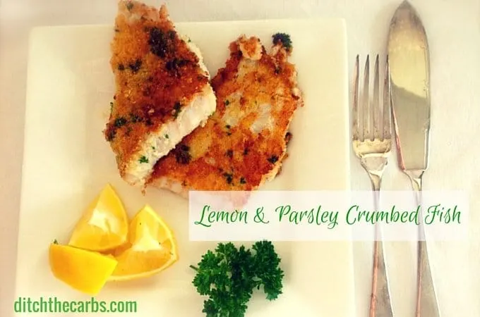 Lemon and Parsley Crumbed Fish