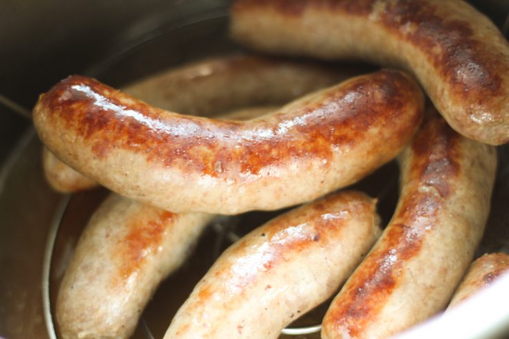 Brats With Beer