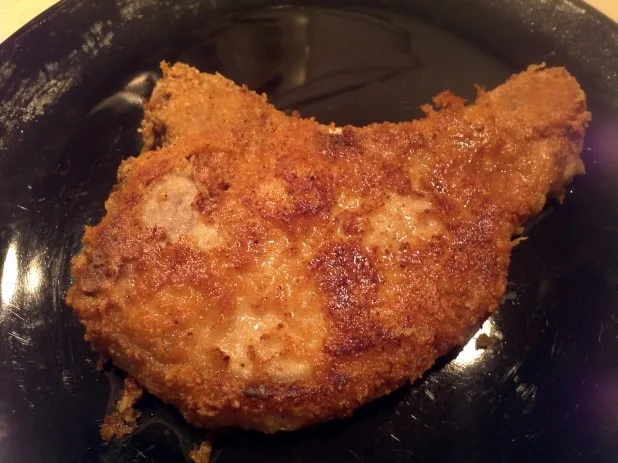 Parmesan Encrusted Pork Chop