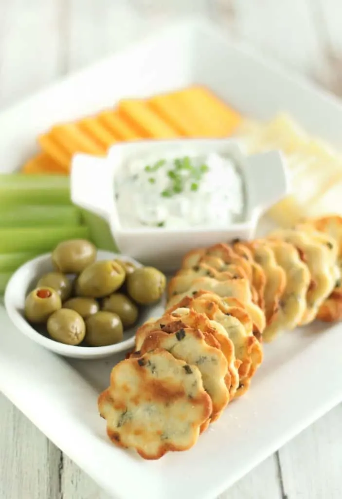 Sour Cream and Chive Crackers
