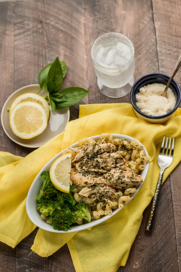 Slow Cooker Lemon Pesto Chicken