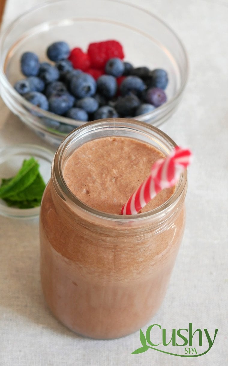 Chocolate and Peanut Butter Smoothie