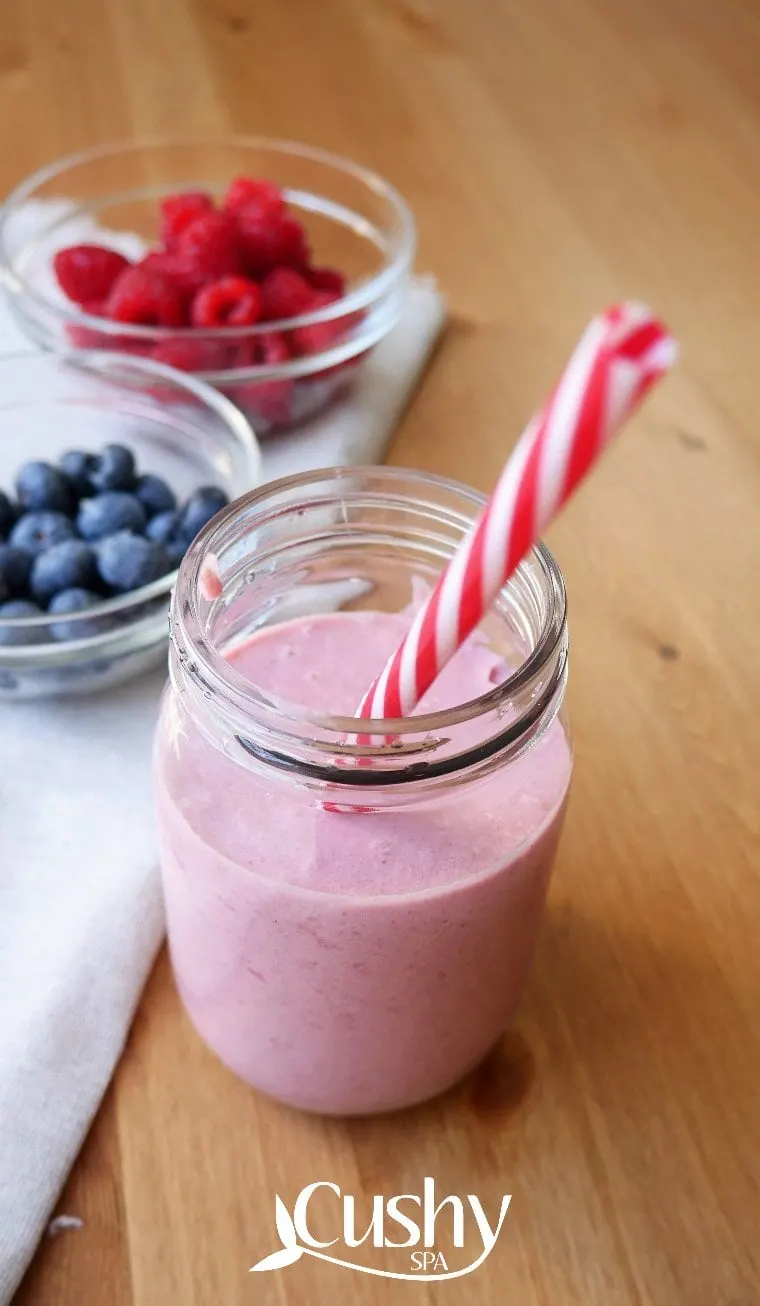 Raspberry and Coconut Smoothie